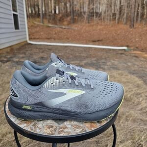 Brooks Ghost 16 1104182E040 Primer/Gray Running Shoes Sneakers Mens Size 10.5 2E